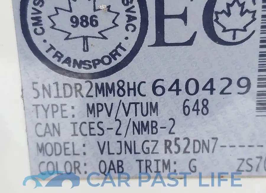 5N1DR2MM8HC640429# 9