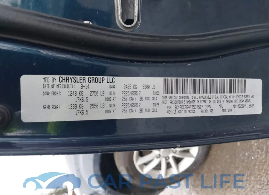3C4PDCBB4FT537517# 9