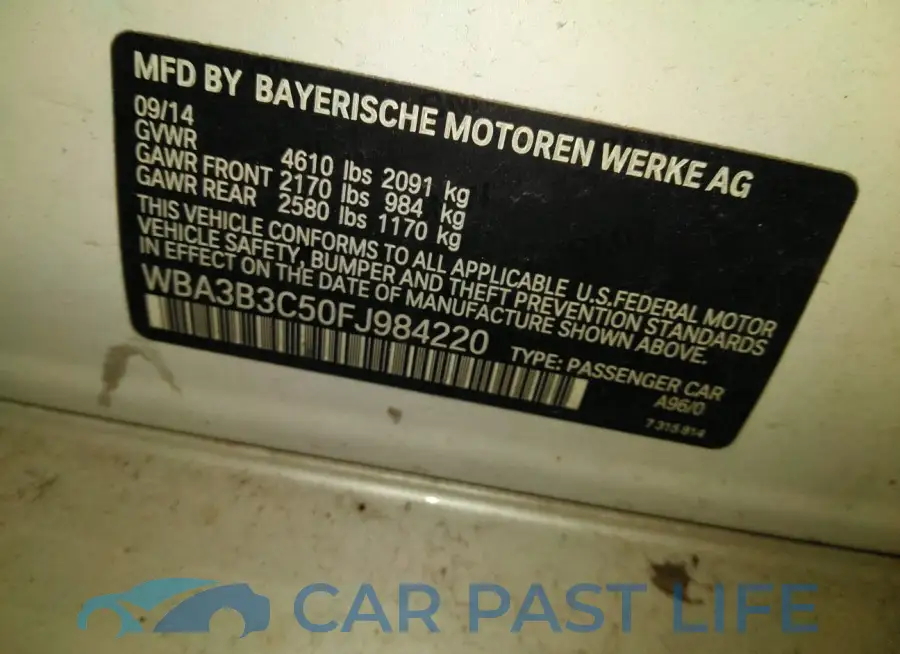WBA3B3C50FJ984220# 9