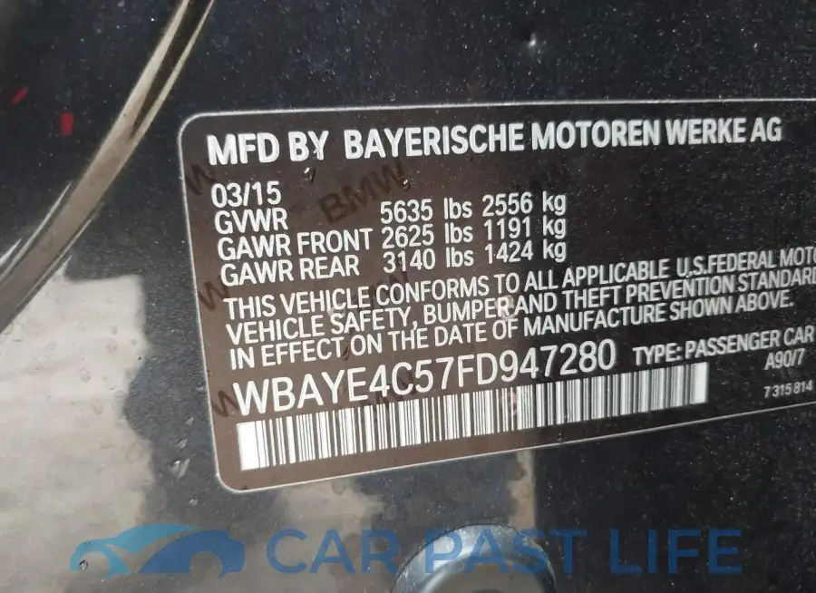 WBAYE4C57FD947280# 9
