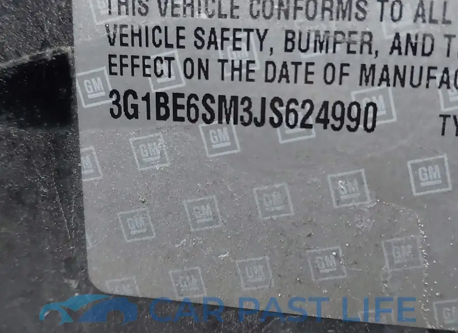 3G1BE6SM3JS624990# 9