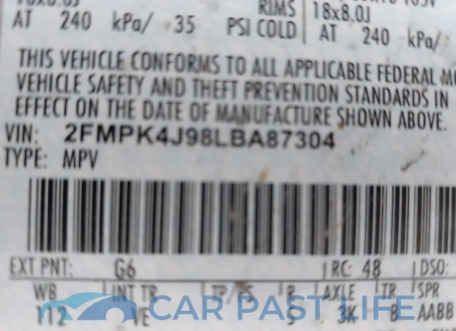 2FMPK4J98LBA87304# 9
