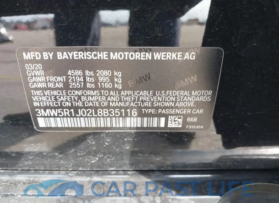 3MW5R1J02L8B35116# 9