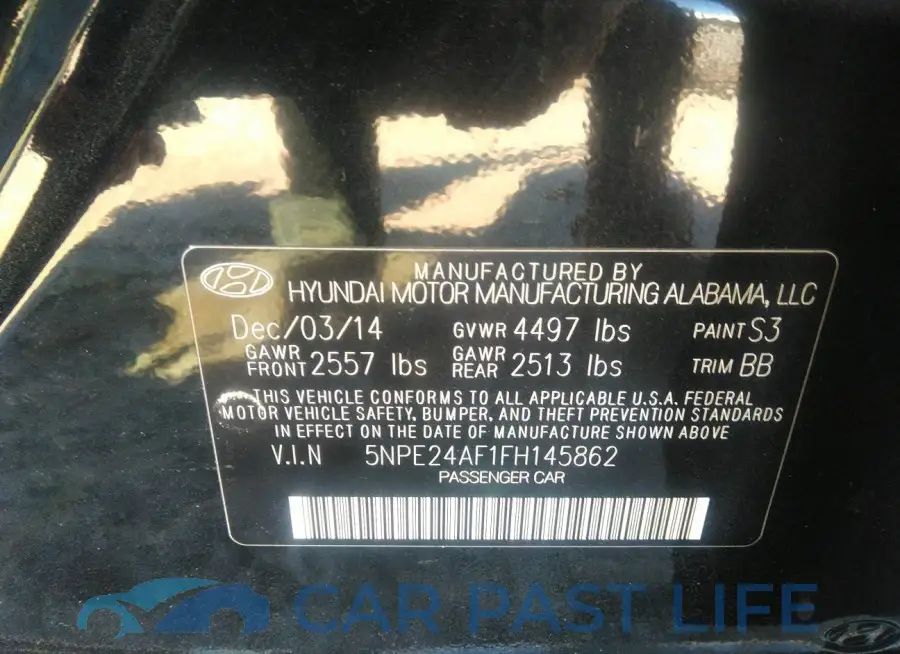 5NPE24AF1FH145862# 9