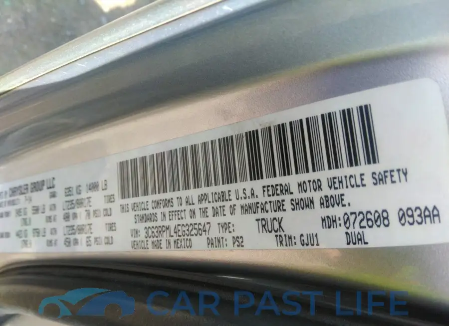 3C63RPML4EG325647# 9