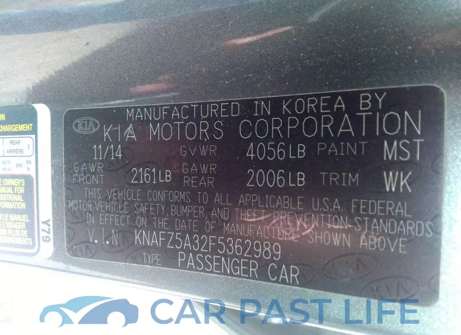 KNAFZ5A32F5362989# 9