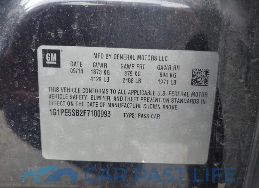 1G1PE5SB2F7100993# 9
