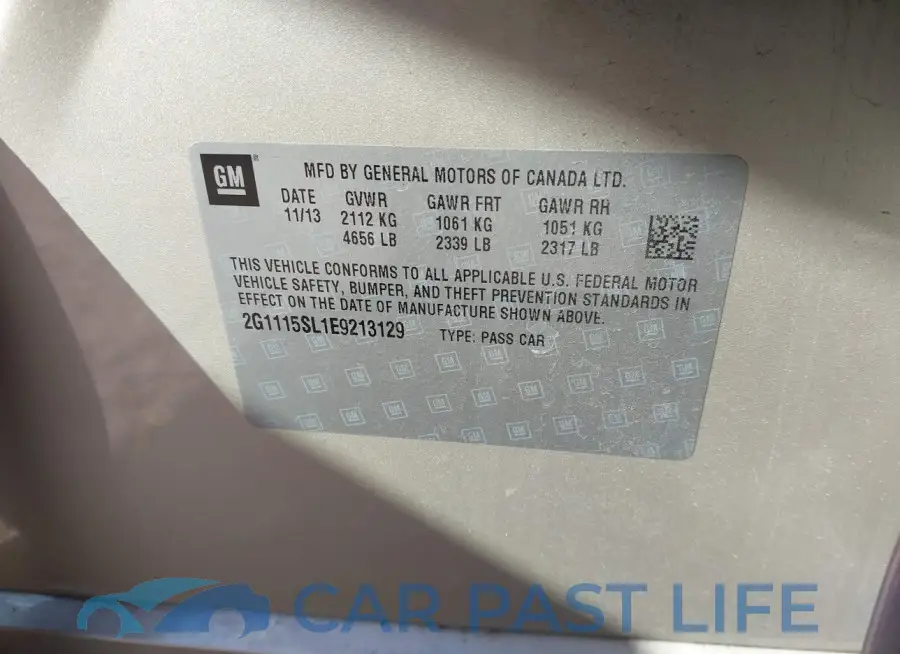 2G1115SL1E9213129# 9