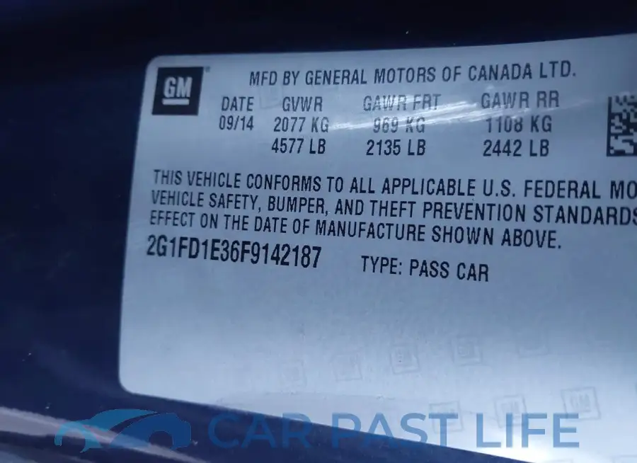 2G1FD1E36F9142187# 9