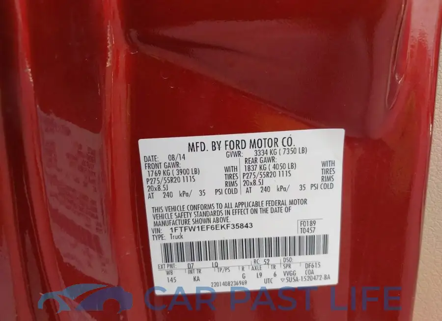 1FTFW1EF6EKF35843# 9