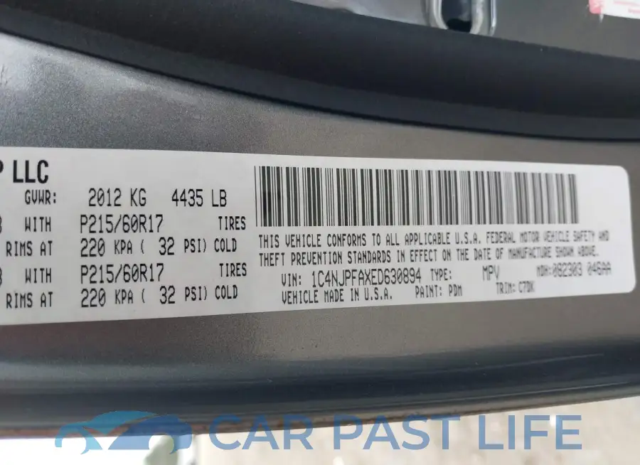 1C4NJPFAXED630894# 9