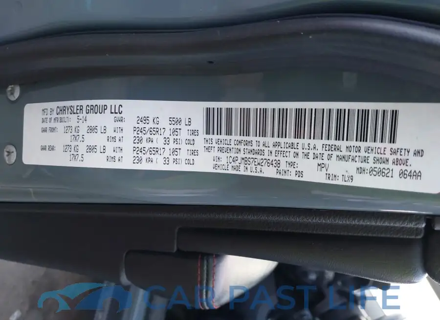 1C4PJMBS7EW276438# 9