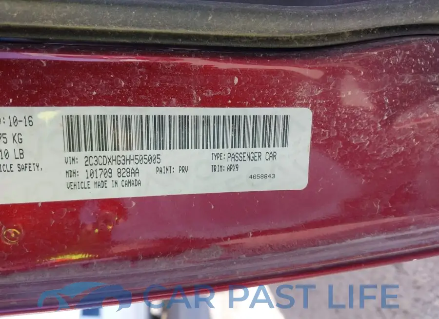 2C3CDXHG3HH505005# 9