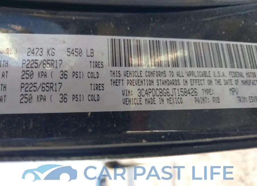 3C4PDCBG6JT158426# 9