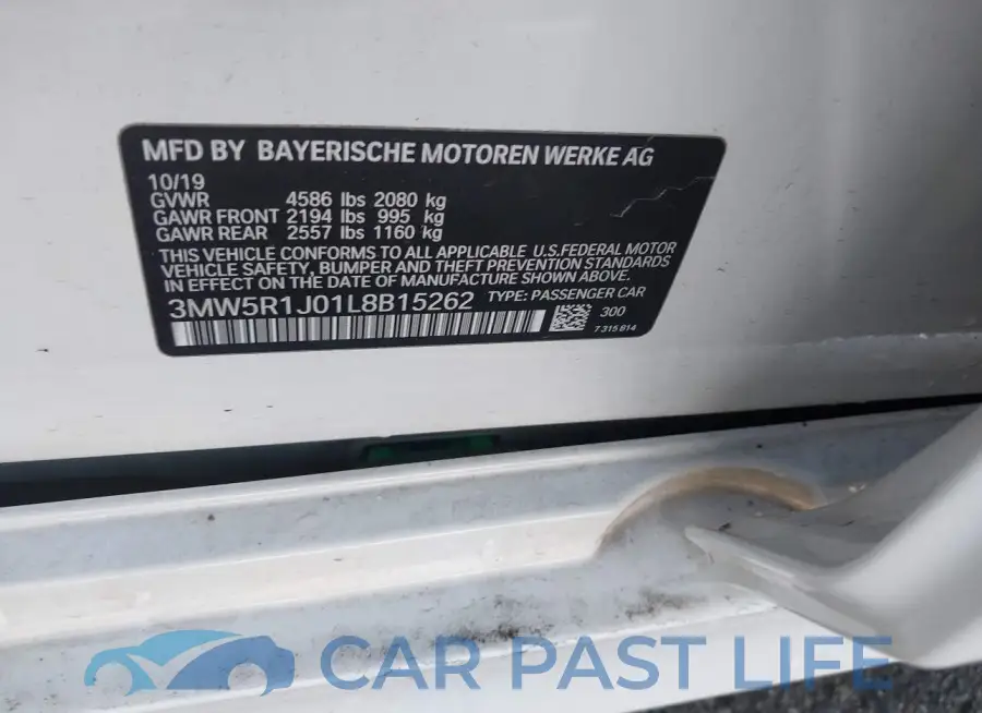 3MW5R1J01L8B15262# 9