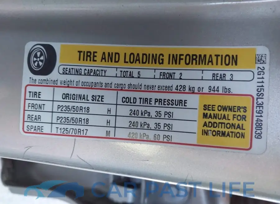 2G1115SL3E9148039# 9