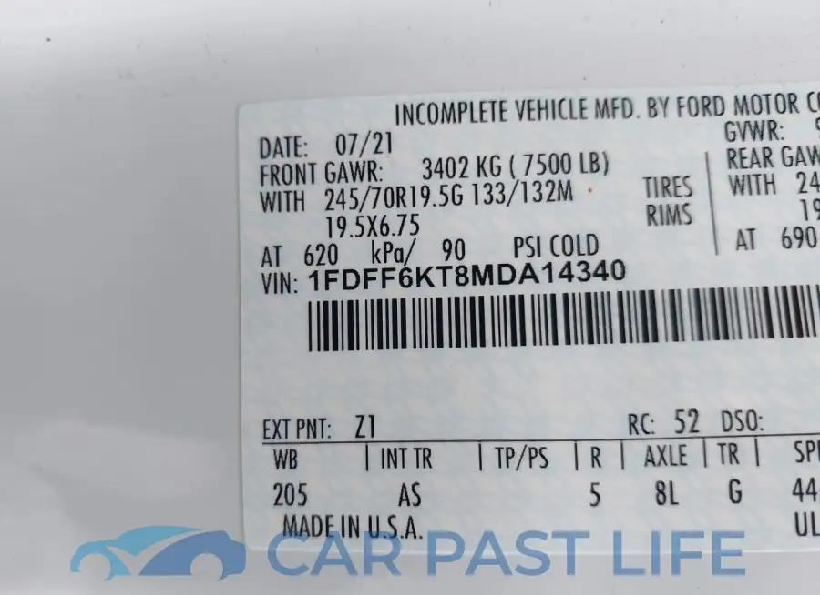 1FDFF6KT8MDA14340# 9