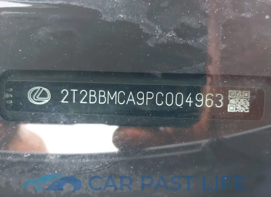 2T2BBMCA9PC004963# 9