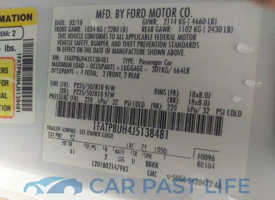 1FATP8UH4J5138481# 9