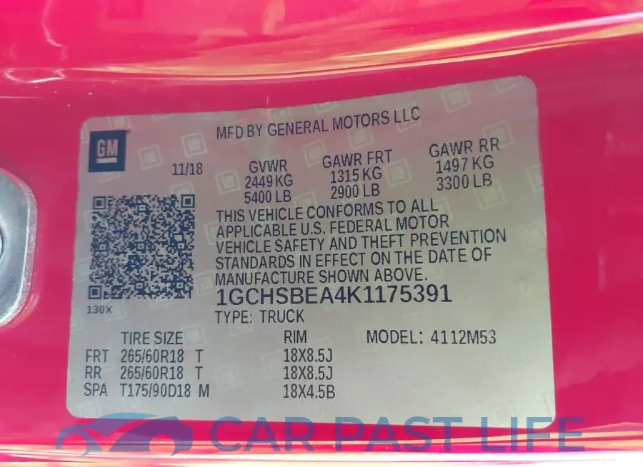 1GCHSBEA4K1175391# 9
