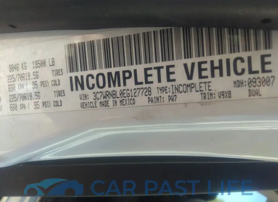 3C7WRNBL0EG127728# 9