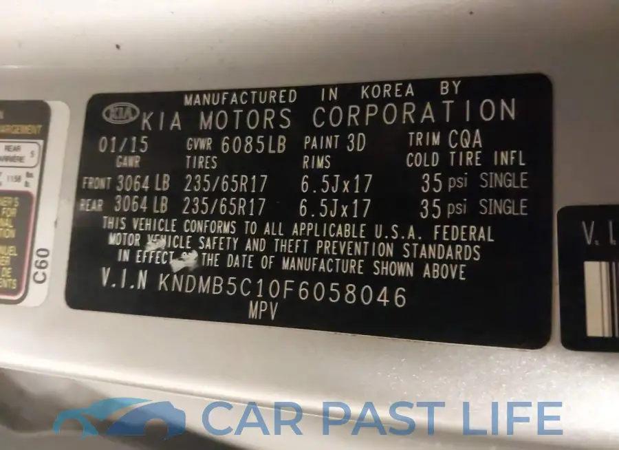 KNDMB5C10F6058046# 9