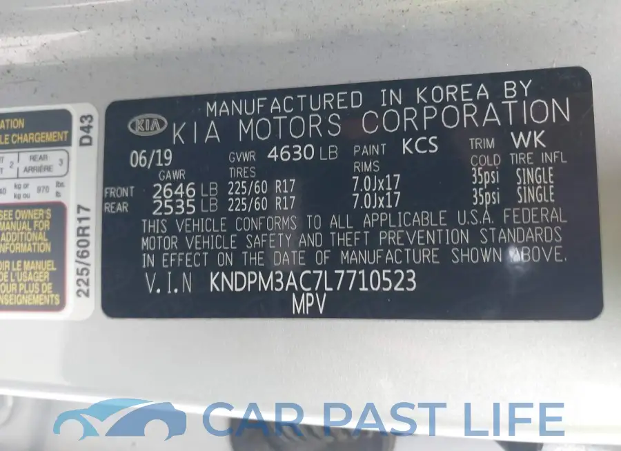 KNDPM3AC7L7710523# 9