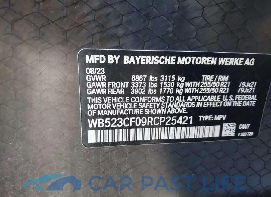 WB523CF09RCP25421# 9