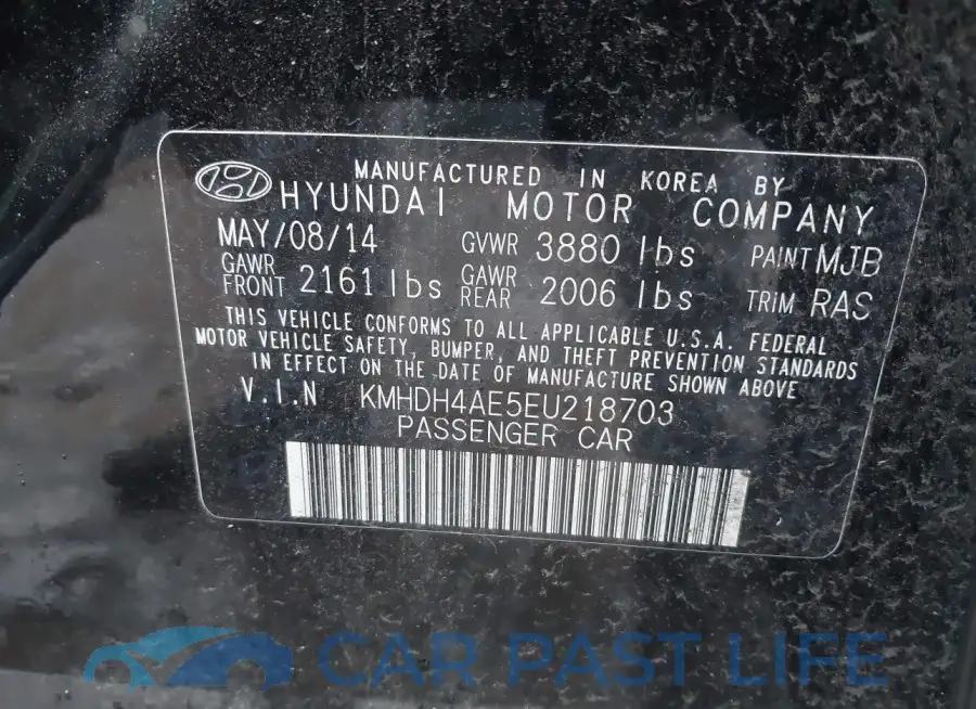 KMHDH4AE5EU218703# 9