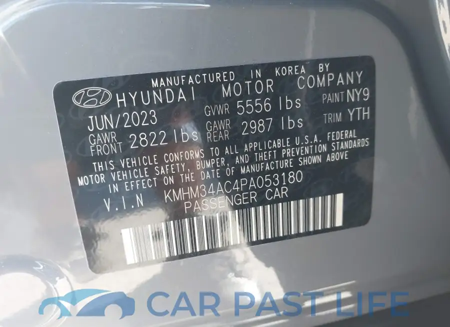 KMHM34AC4PA053180# 9