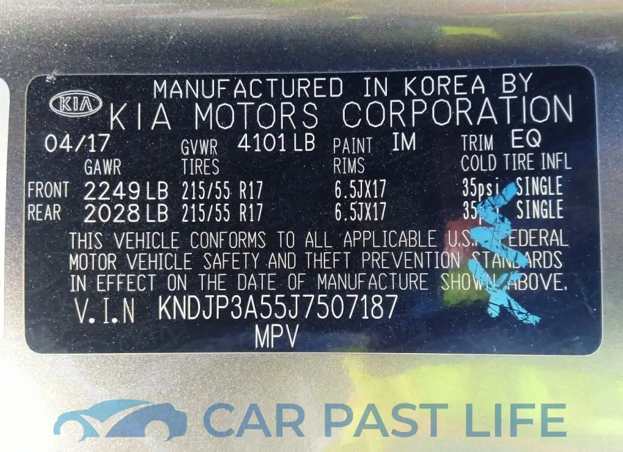 KNDJP3A55J7507187# 9