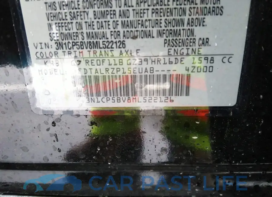 3N1CP5BV8ML522126# 9