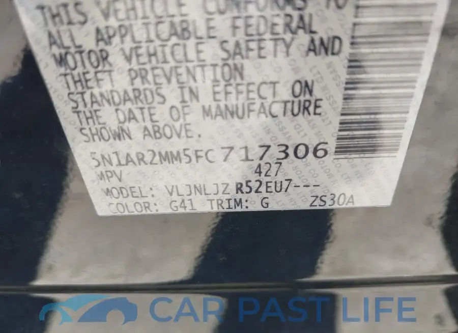 5N1AR2MM5FC717306# 9