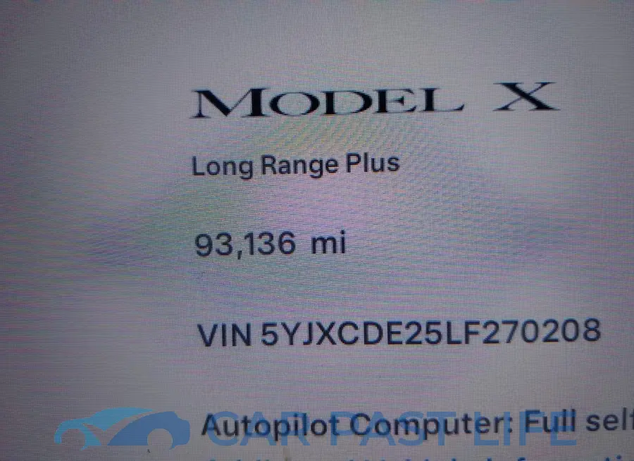 5YJXCDE25LF270208# 16