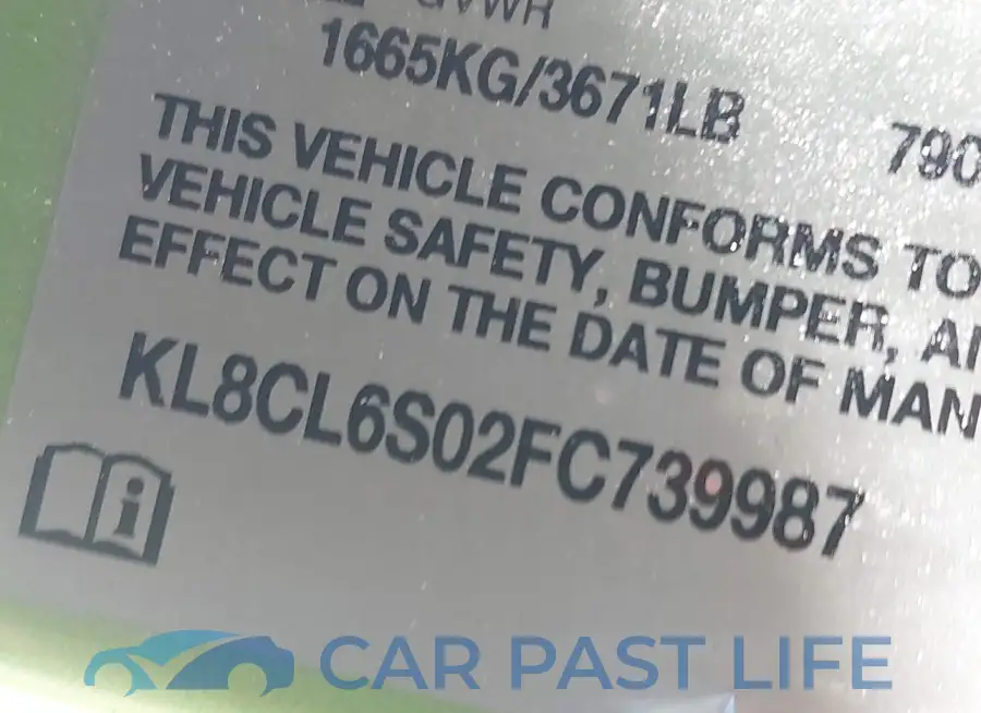 KL8CL6S02FC739987# 9
