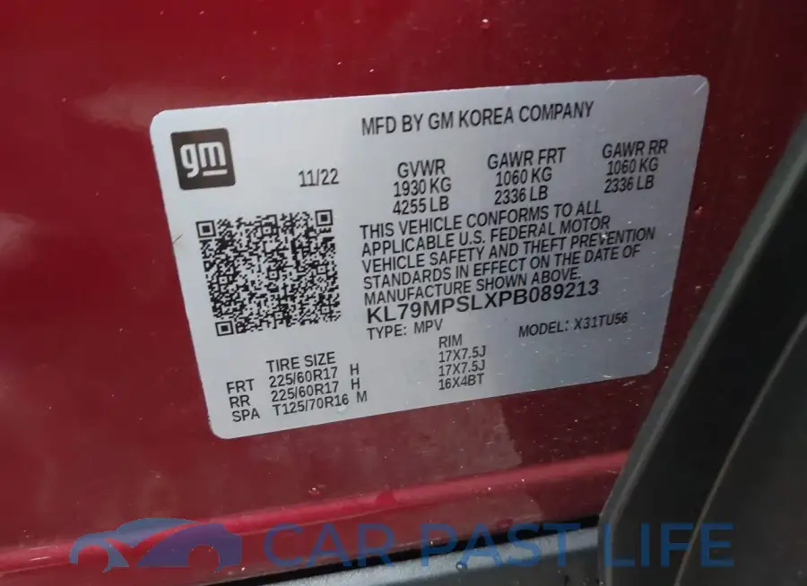 KL79MPSLXPB089213# 9