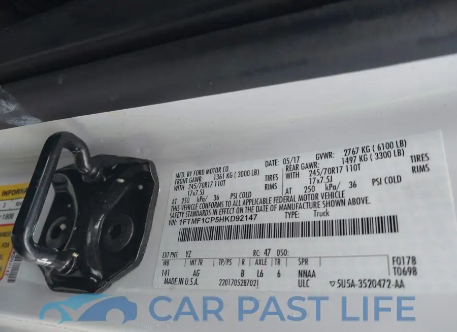 1FTMF1CP5HKD92147# 9
