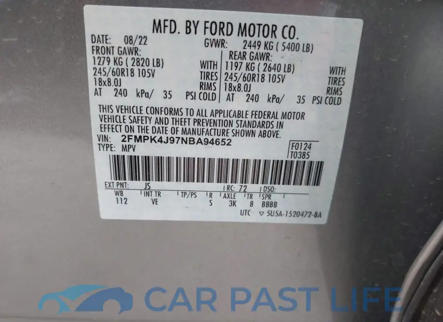 2FMPK4J97NBA94652# 9