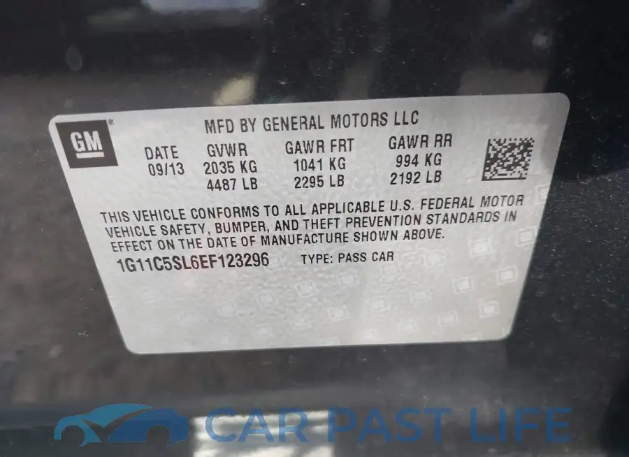 1G11C5SL6EF123296# 9