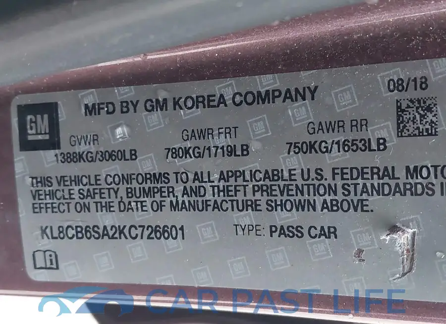 KL8CB6SA2KC726601# 9