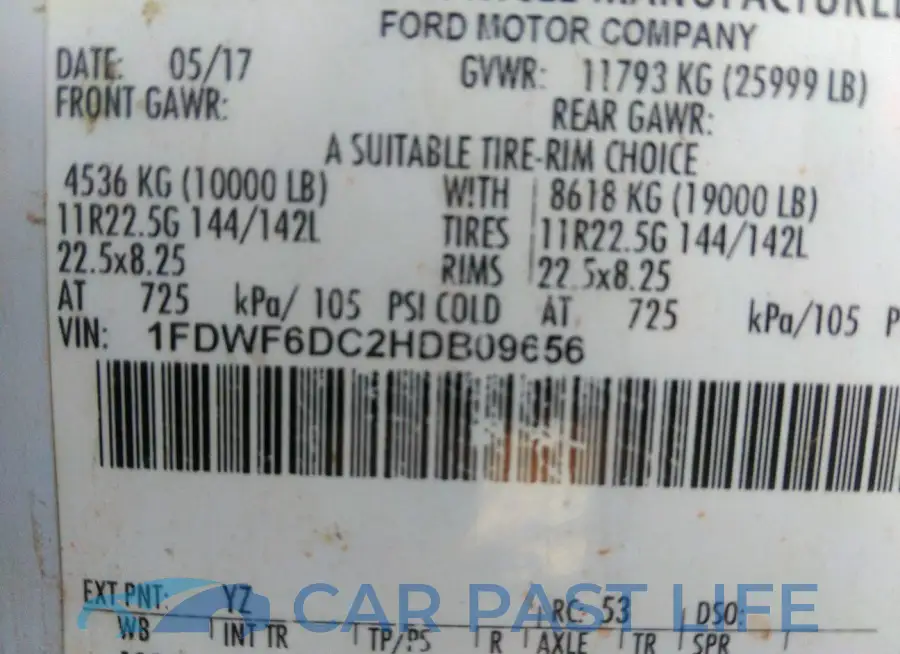 1FDWF6DC2HDB09656# 9