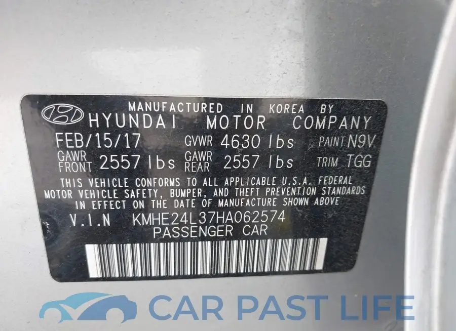 KMHE24L37HA062574# 9