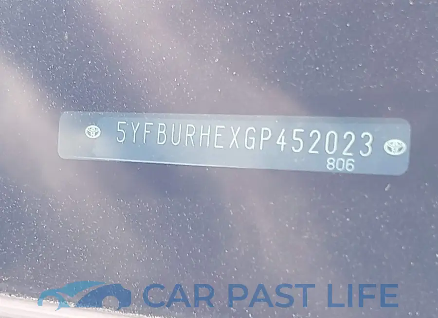 5YFBURHEXGP452023# 9