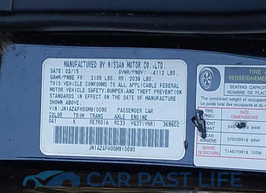 JN1AZ4FH0GM910090# 9