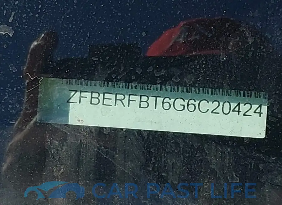 ZFBERFBT6G6C20424# 9