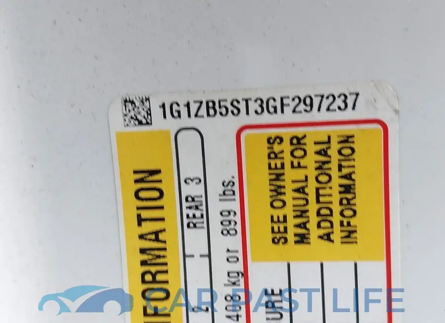 1G1ZB5ST3GF297237# 9