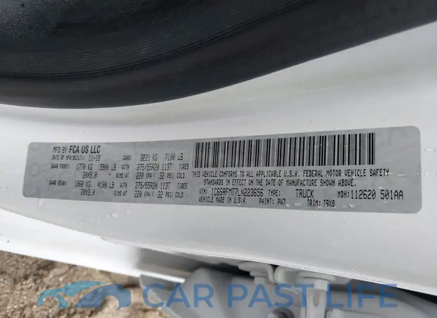 1C6SRFMT7LN223656# 9