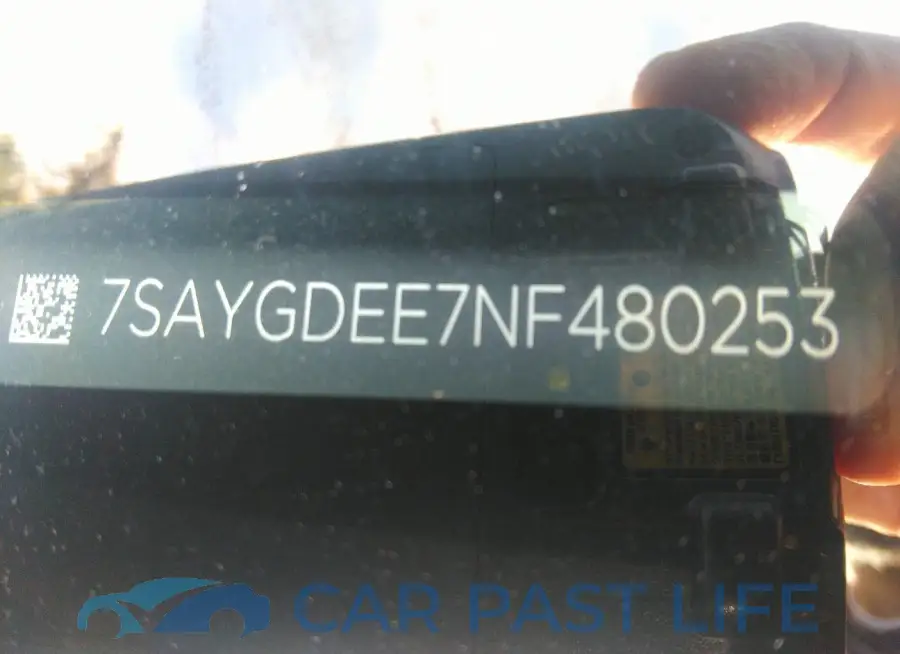 7SAYGDEE7NF480253# 9
