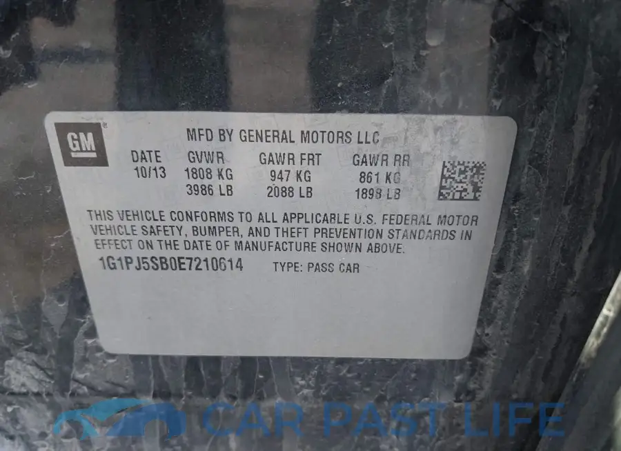 1G1PJ5SB0E7210614# 9