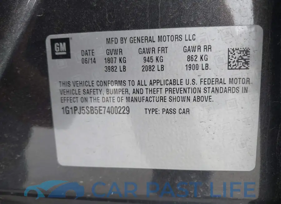 1G1PJ5SB5E7400229# 9